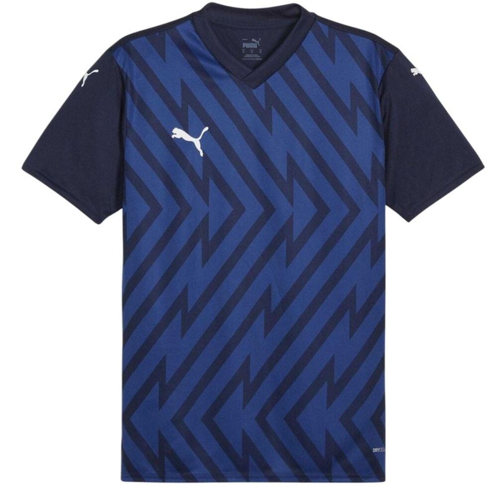 Puma Mens Teamglory Jersey T-Shirt / Navy/White